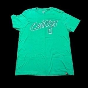 Men’s 47 Celtics Jayson Tatum Short Sleeve T-Shirt - Size L - MINT CONDITION